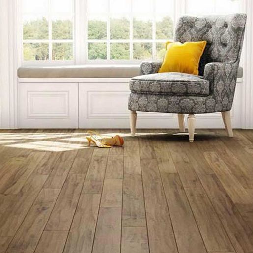 Wood flooring in a large sitting room interior