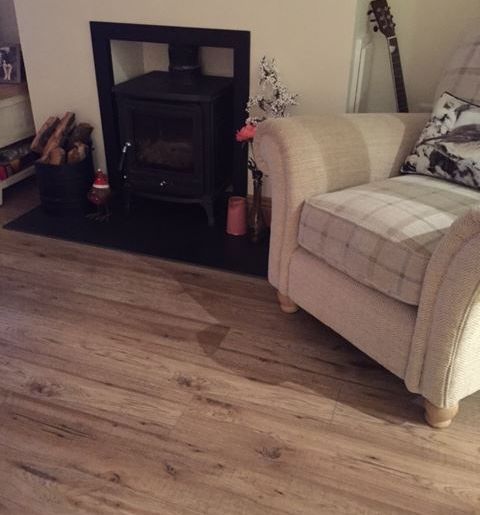 Laminate flooring in a dublin sitting room