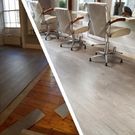 Vinyl flooring in a Dublin office